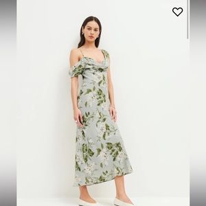 Reformation Reya dress in Tea Garden/Sz6